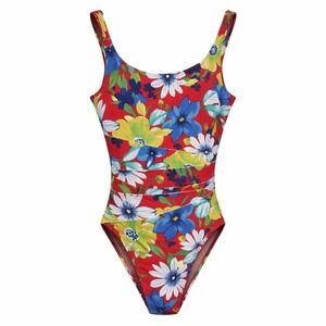 47. Body I.D. 14 Bold Floral Tropical One Piece Swimsuit 18PTP